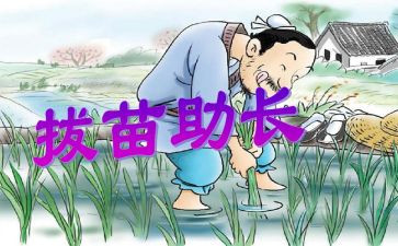 拔苗助长读后感8篇