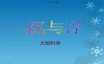 沉与浮实验心得体会最新6篇