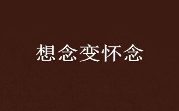 我怀念的作文优秀5篇