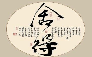 舍得读后感6篇