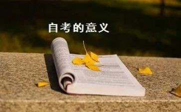 自考本自我鉴定总结5篇